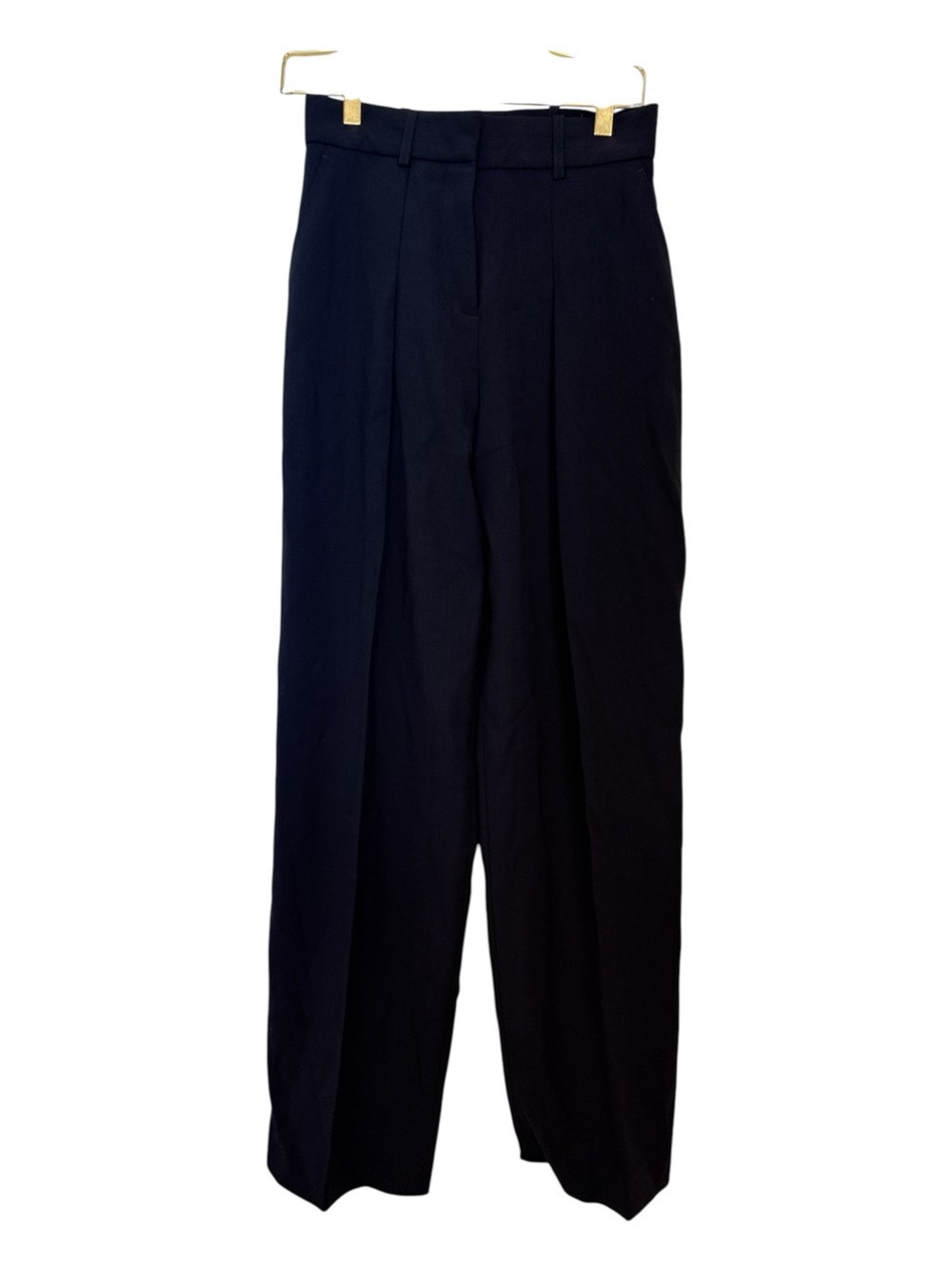 Victoria Victoria Beckham Wide Leg Wool Blend Trousers
